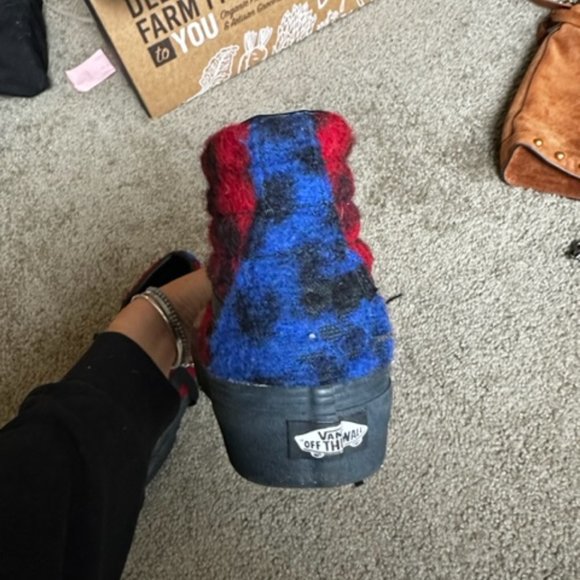 Vans Fuzzy High Top Platform Cheetah Shoes - Picture 3 of 6